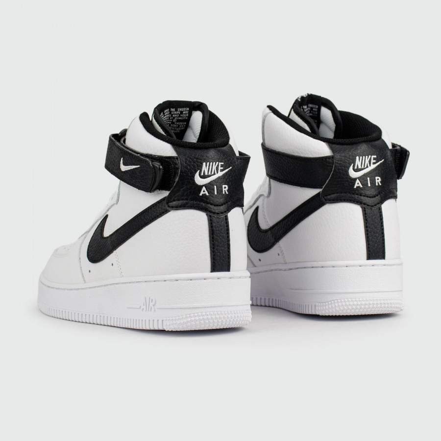 кроссовки Nike Air Force 1 Mid White Black