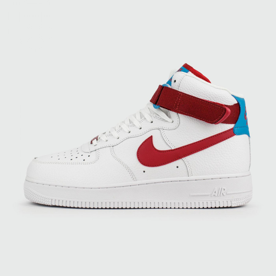 кроссовки Nike Air Force 1 Mid White Red