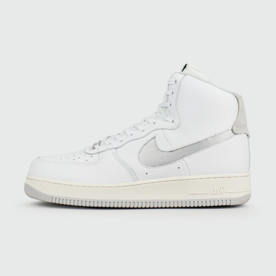 кроссовки Nike Air Force 1 Mid White Silver