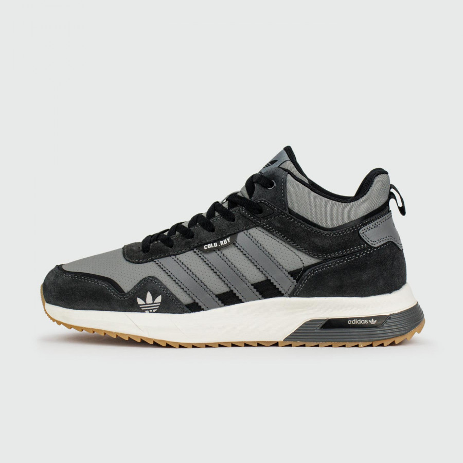 кроссовки Adidas Retropy F2 Mid Grey / White with Fur dm