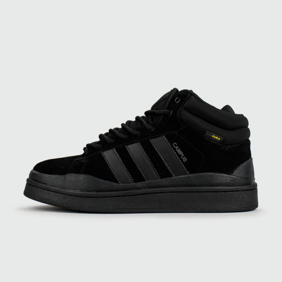 кроссовки Adidas Campus Black with Fur