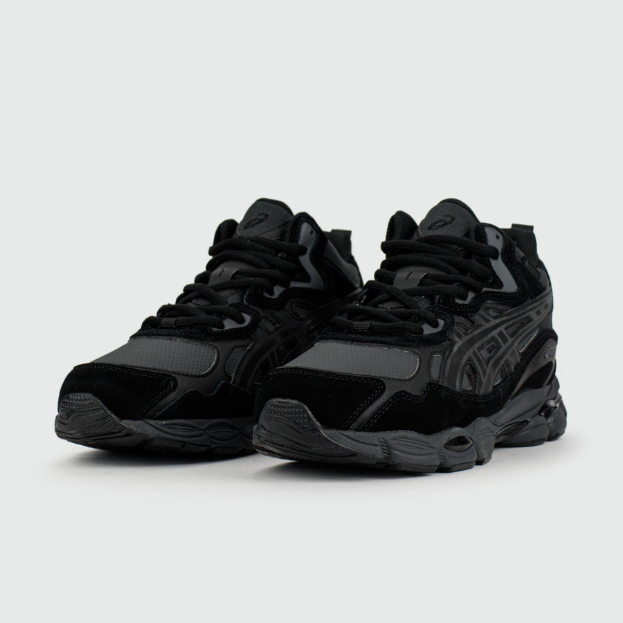 кроссовки Asics Gel-NYC Mid Black with Fur