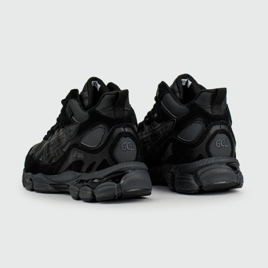 кроссовки Asics Gel-NYC Mid Black with Fur