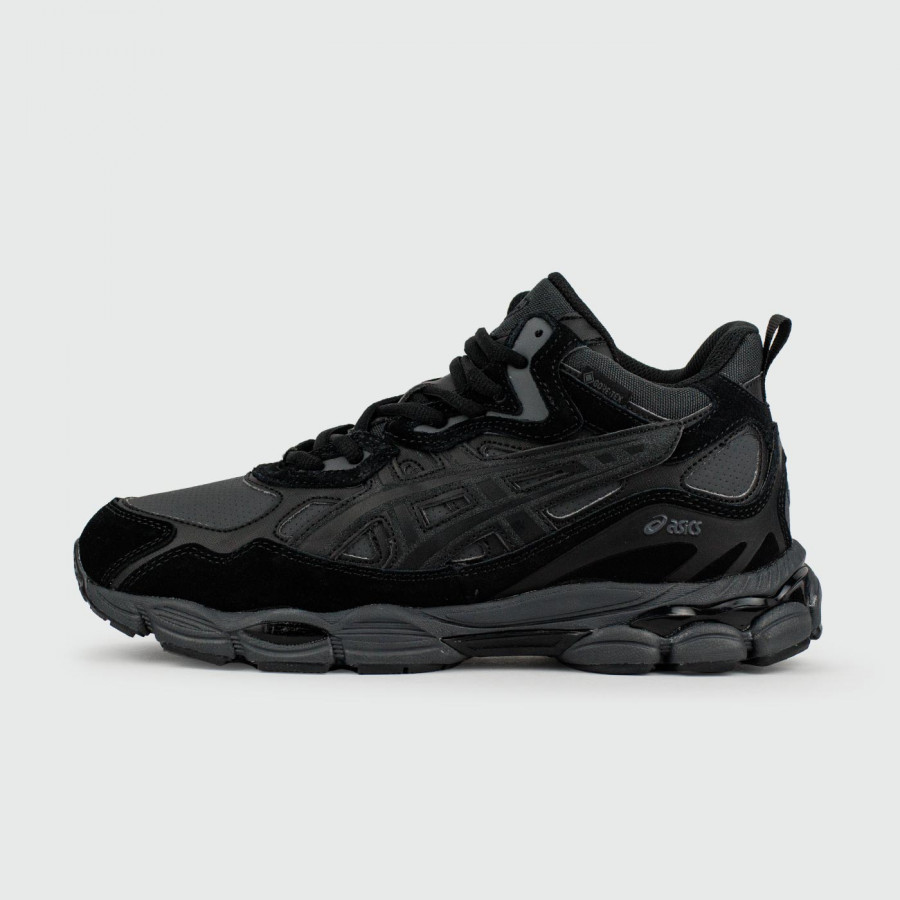 кроссовки Asics Gel-NYC Mid Black with Fur