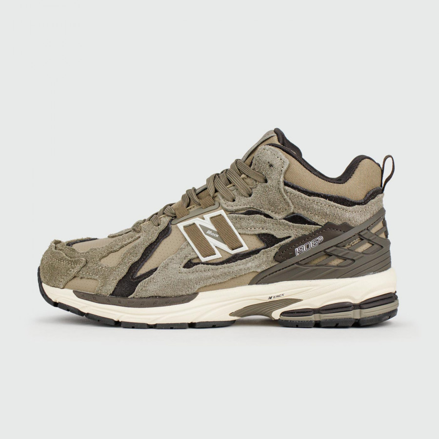 кроссовки New Balance 1906D Mid Olive Suede with Fur