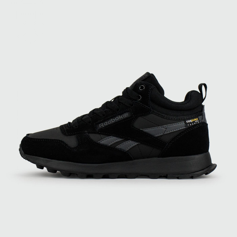 кроссовки Reebok Classic Utility Suede Black with Fur