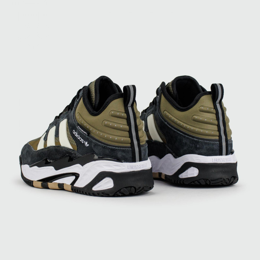 кроссовки Adidas Niteball Olive / Black with Fur