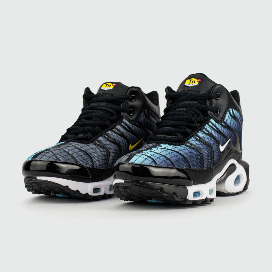 кроссовки Nike Air Max Plus Tn Mid Blue Gradient Wmns with Fur