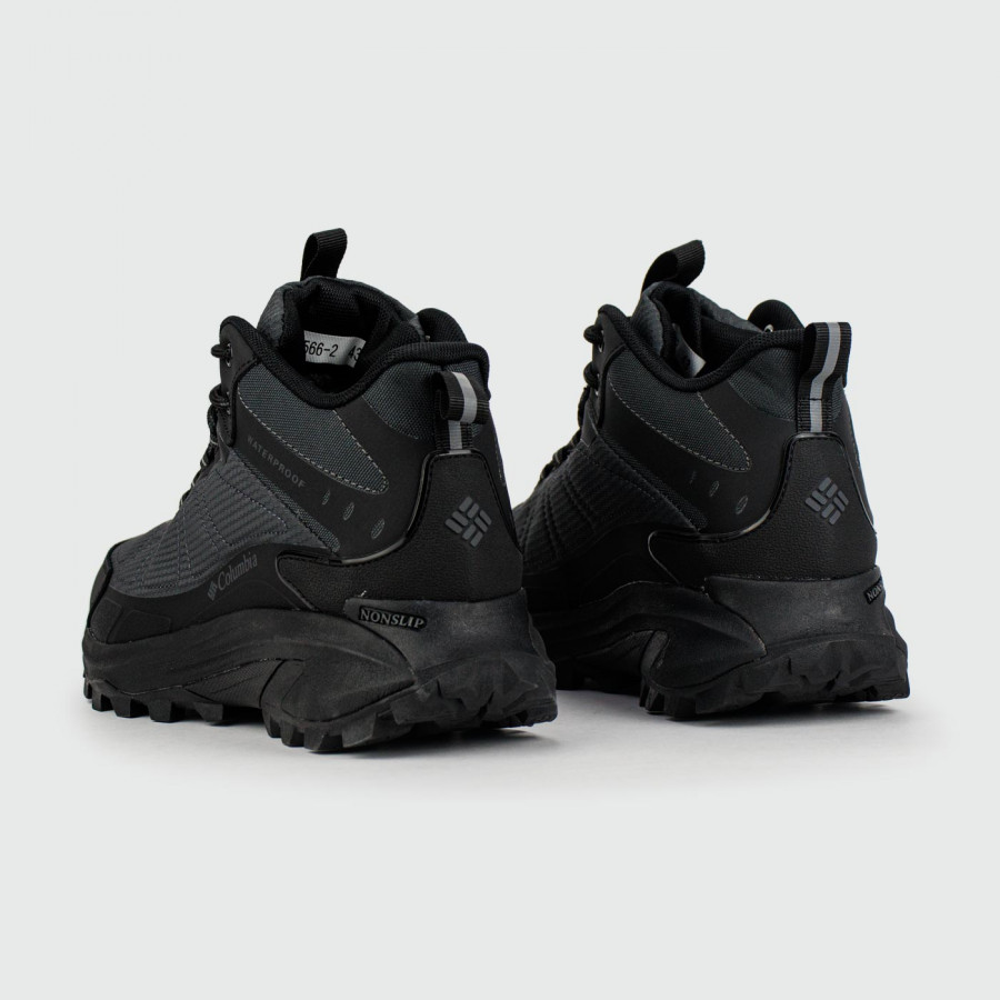 кроссовки Columbia Waterpoof Mid Grey Black with Fur