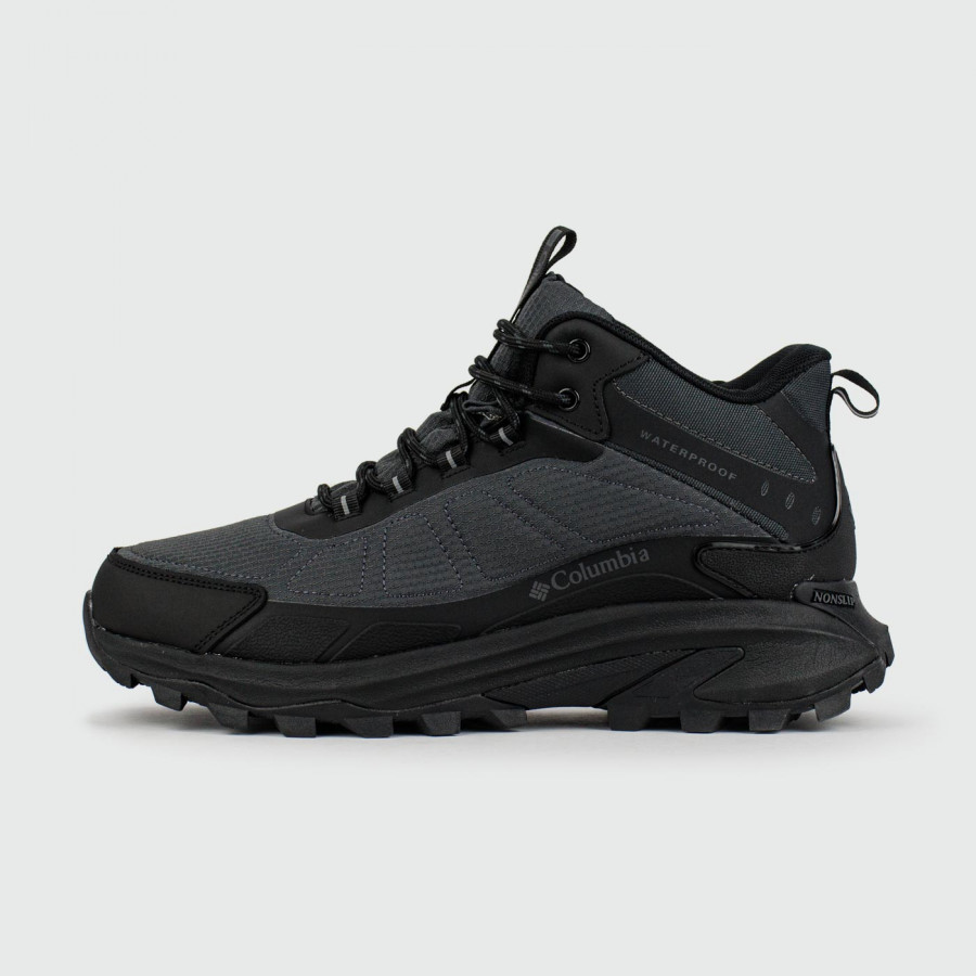кроссовки Columbia Waterpoof Mid Grey Black with Fur