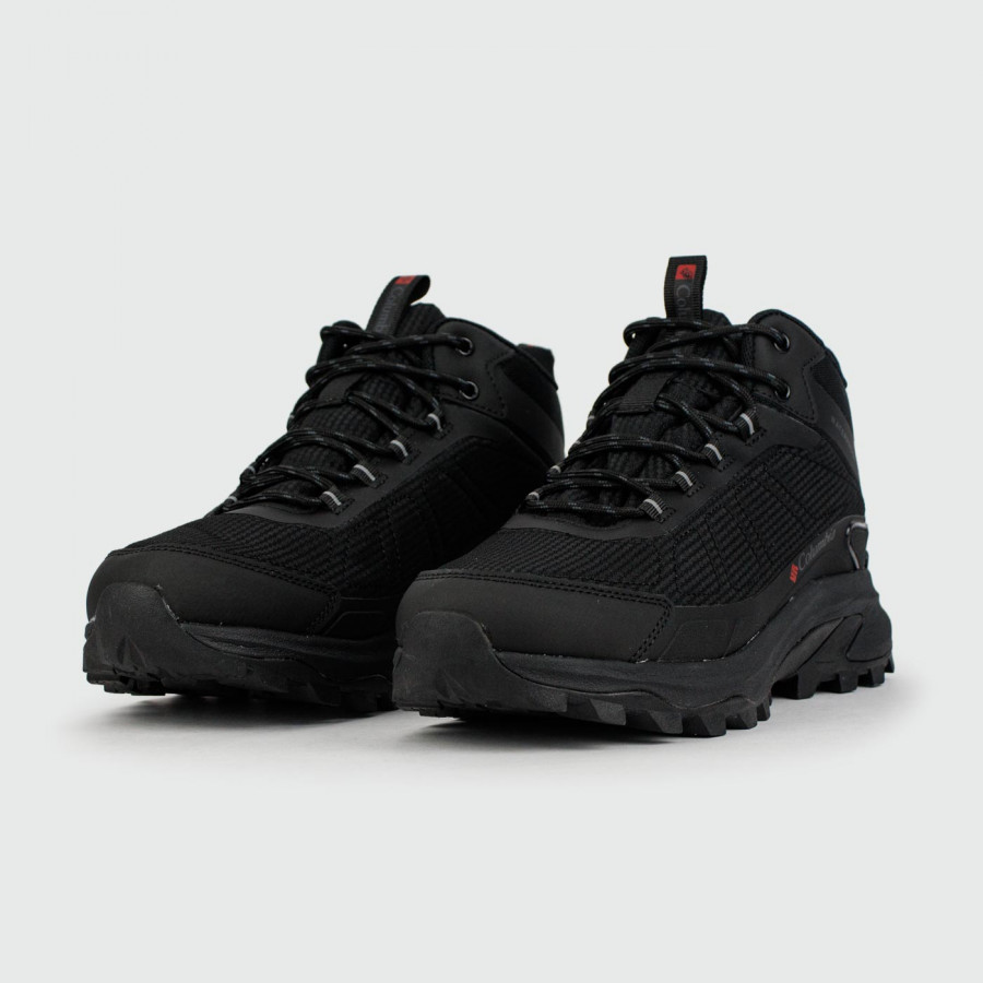 кроссовки Columbia Waterpoof Mid Black with Fur