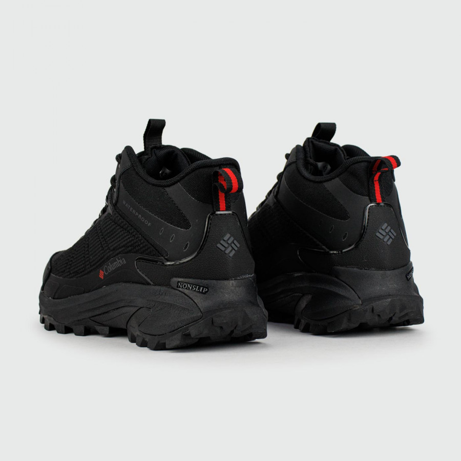 кроссовки Columbia Waterpoof Mid Black with Fur