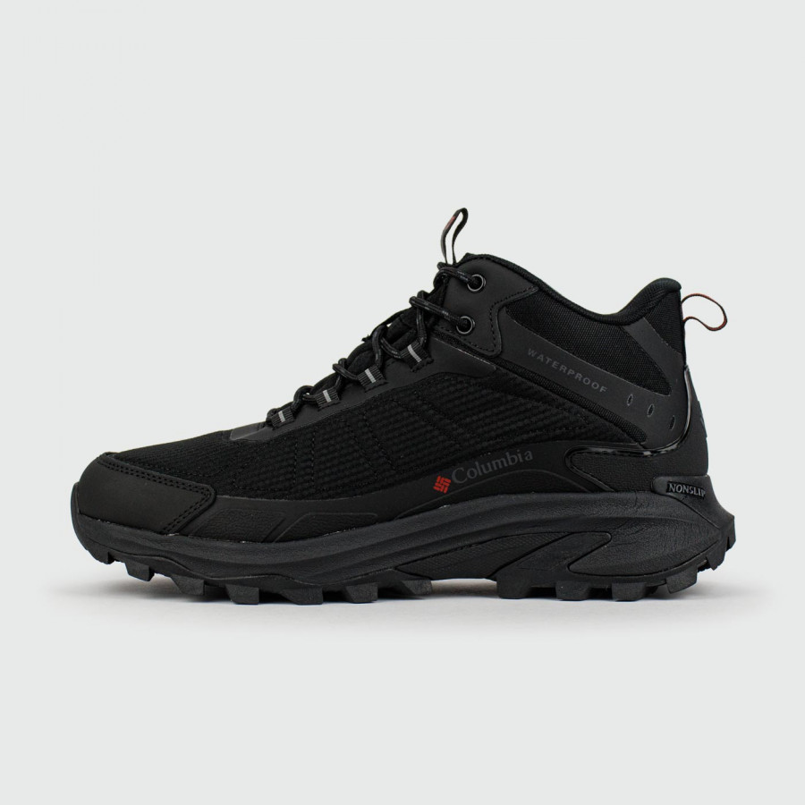 кроссовки Columbia Waterpoof Mid Black with Fur