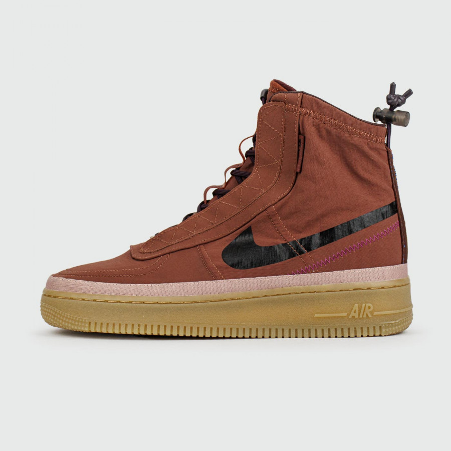 кроссовки Nike Air Force 1 Shell Brown