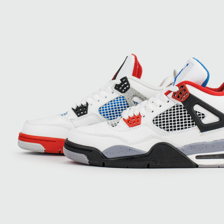 кроссовки Nike Air Jordan 4 White / Multicolor new