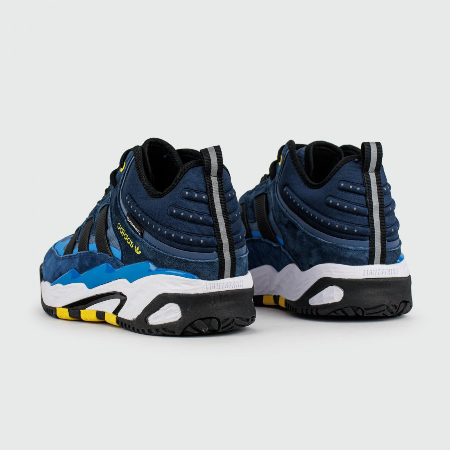 кроссовки Adidas Niteball Blue Black with Fur