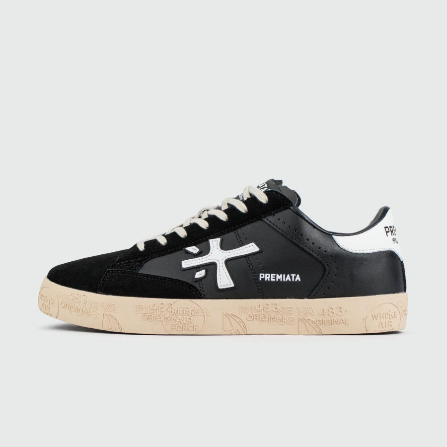 кеды Premiata Steven Black Cream new
