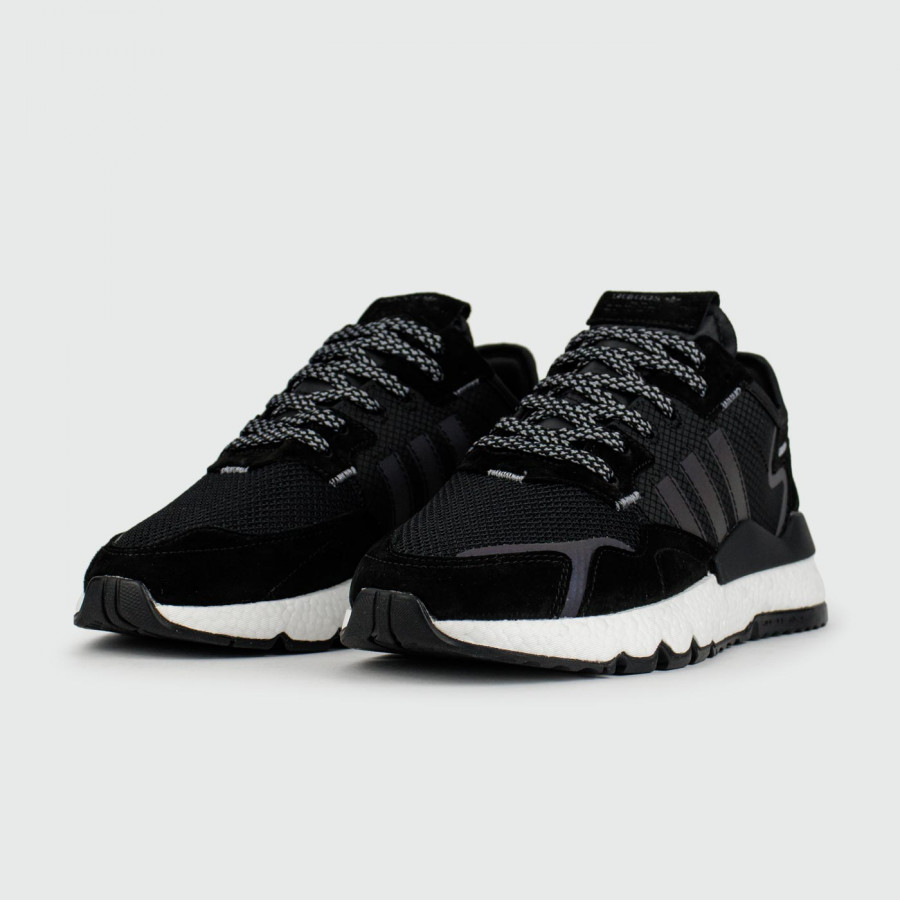 кроссовки Adidas Nite Jogger Black / White
