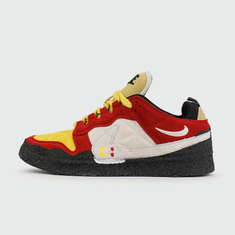 кроссовки Nike x CPFM Dunk Mid Red / Yellow
