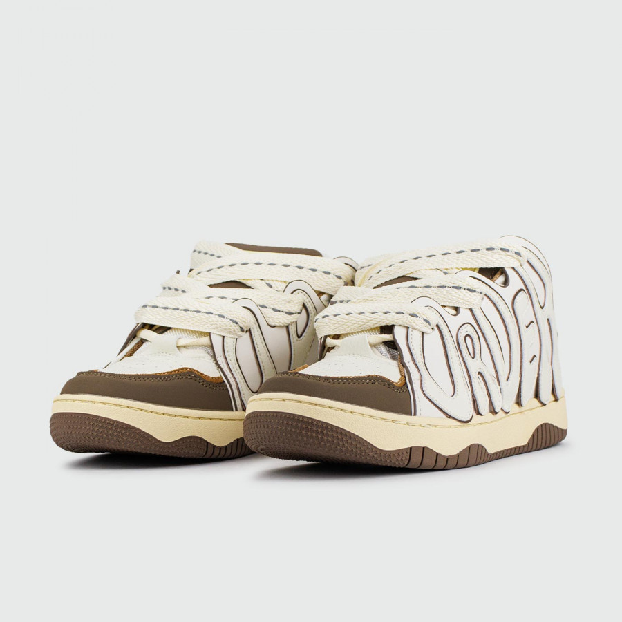 кроссовки Old Order Skater 001 White Brown