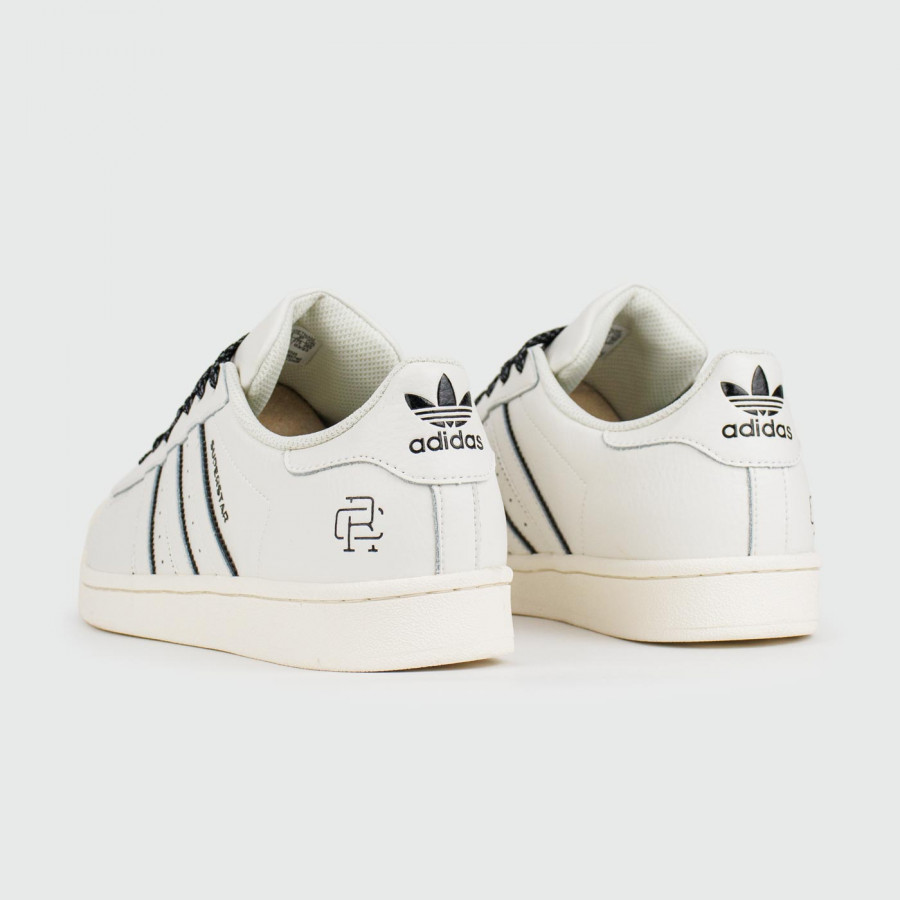 кроссовки Adidas Superstar x RC White Black