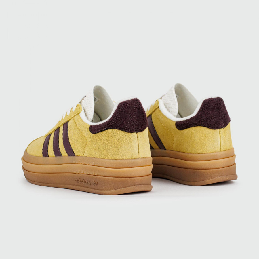 кроссовки Adidas Gazelle Bold Beige / Brown Wmns