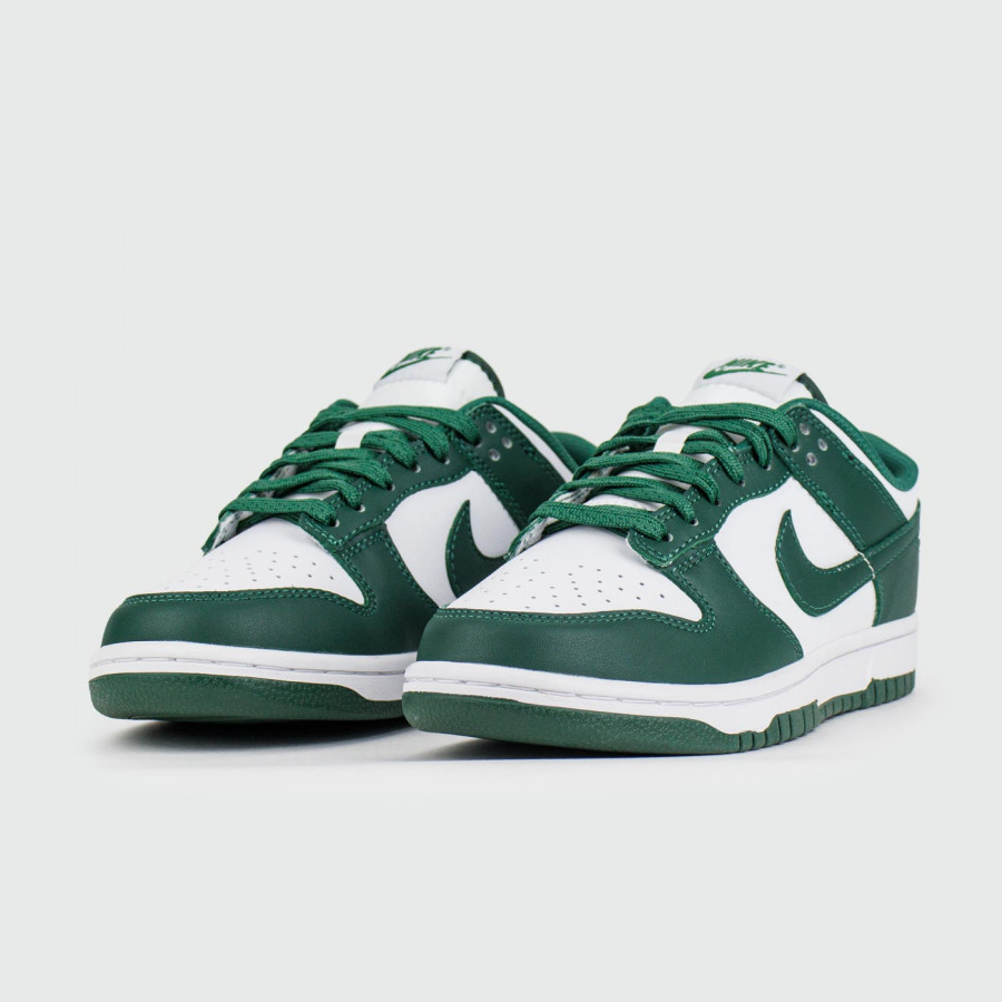 кроссовки Nike Dunk Low Green White Wmns