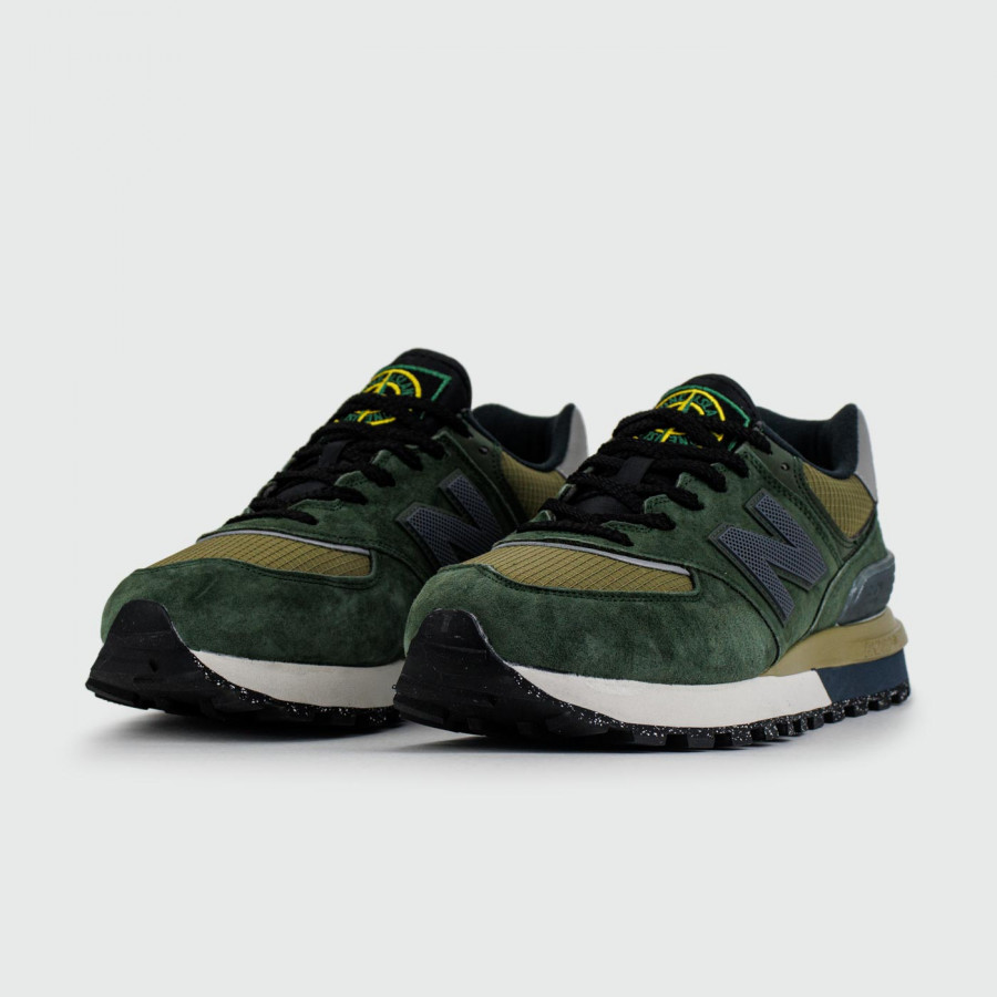 кроссовки New Balance 574 Legacy x Stone Island Green