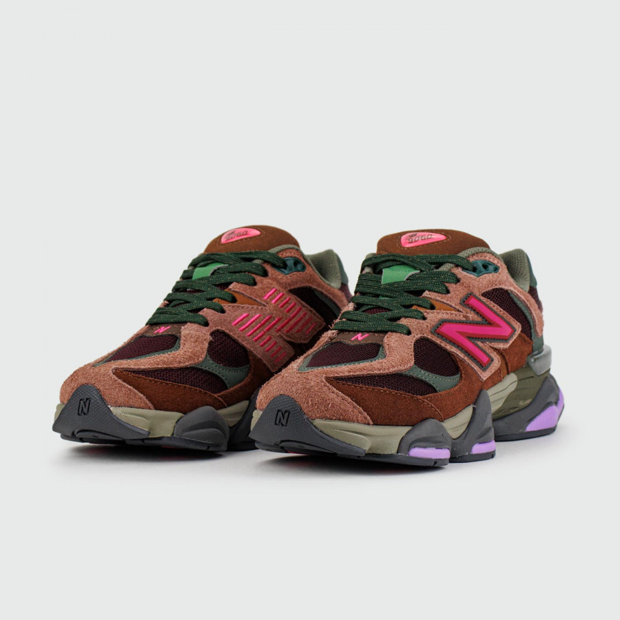 кроссовки New Balance 9060 Brown Pink Mix Wmns