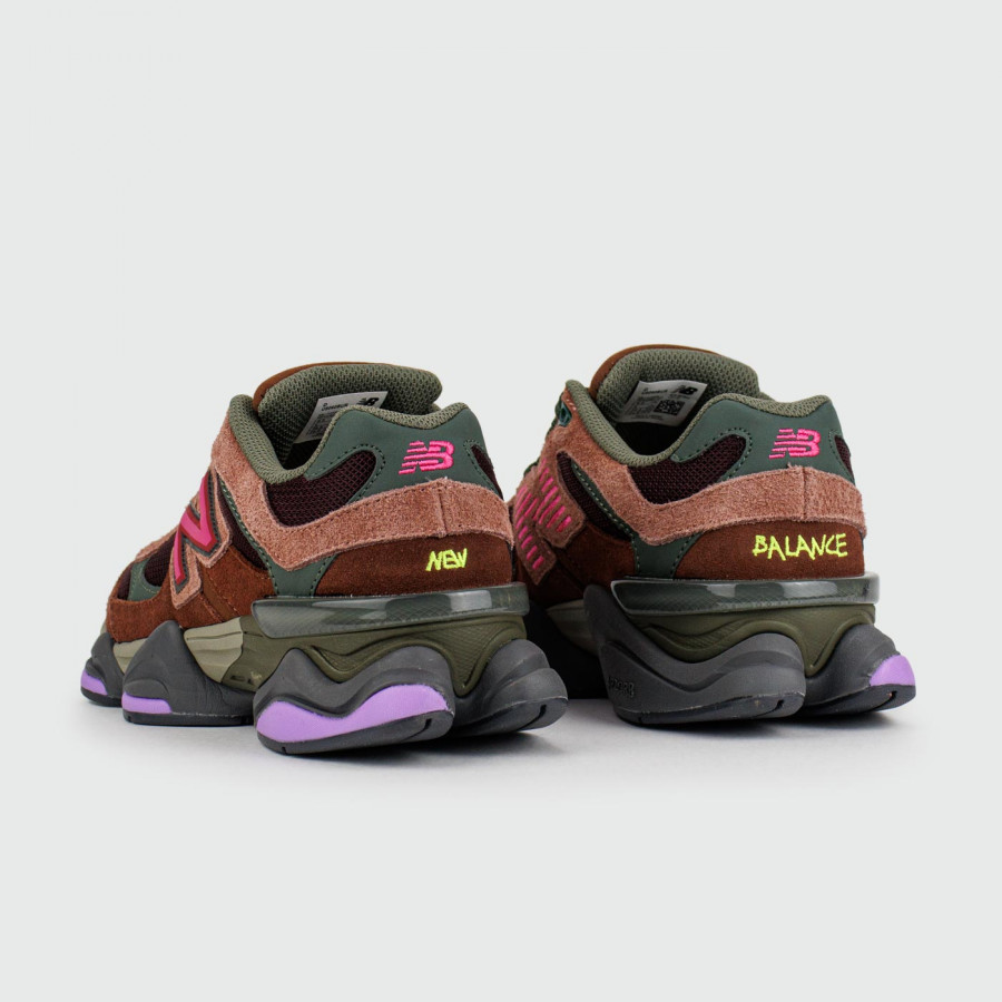 кроссовки New Balance 9060 Brown Pink Mix Wmns
