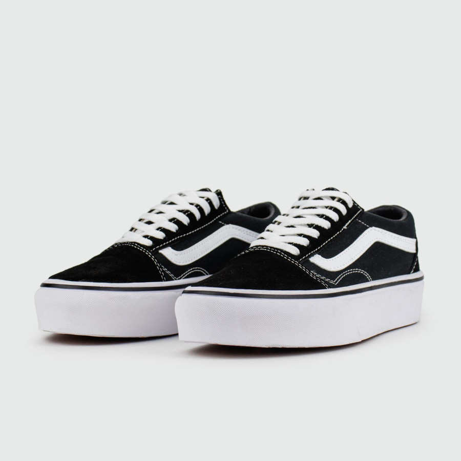 кеды Vans Platform Old Skool Black White