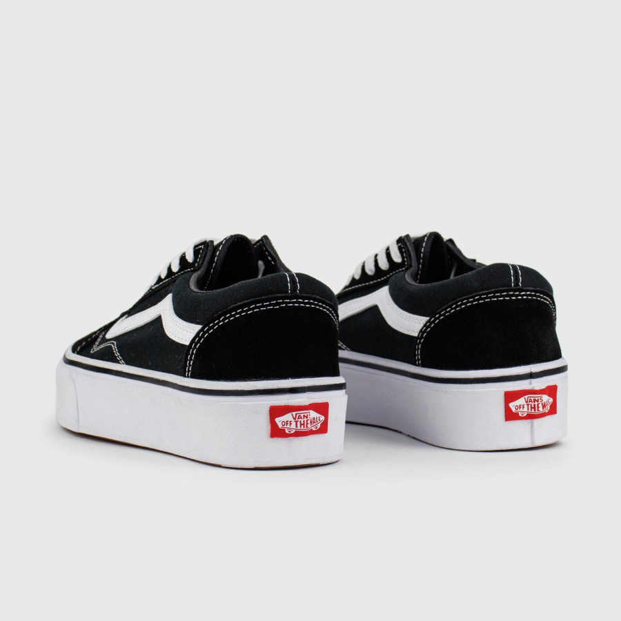 кеды Vans Platform Old Skool Black White