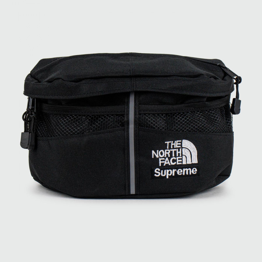 сумка поясная TNF x Supreme Black
