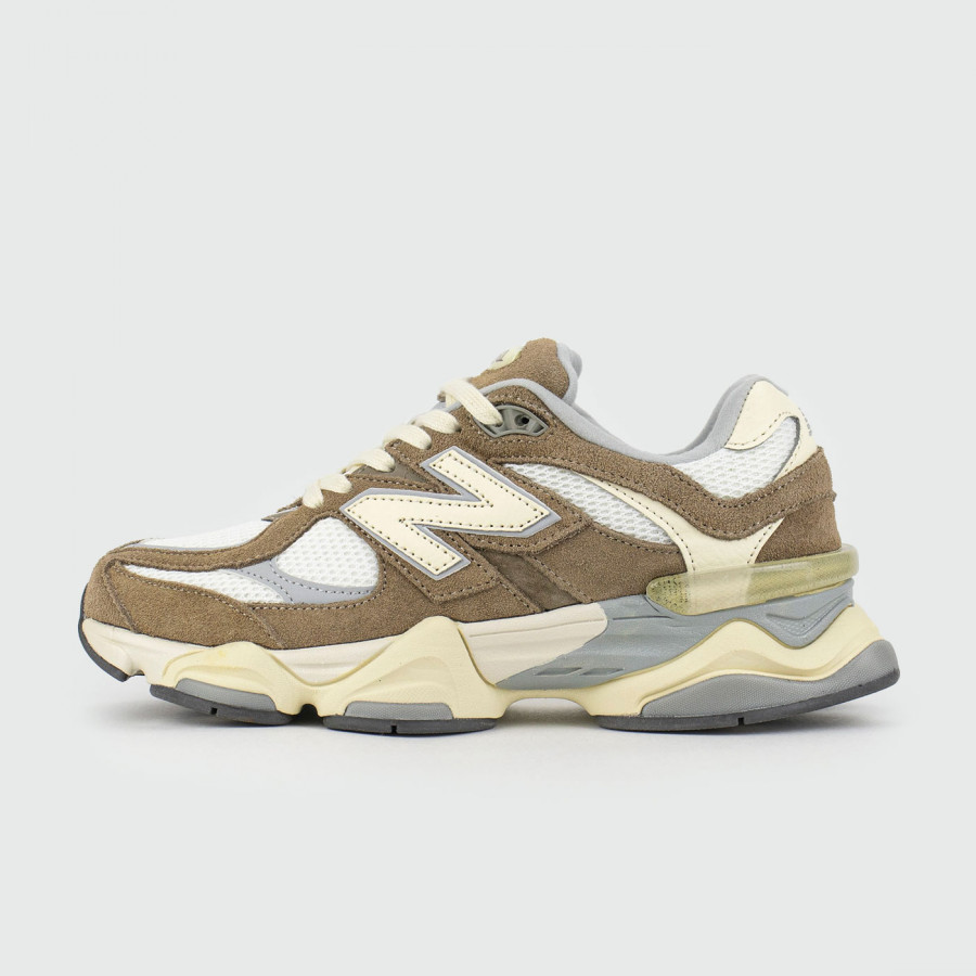 кроссовки New Balance 9060 Brown White Wmns