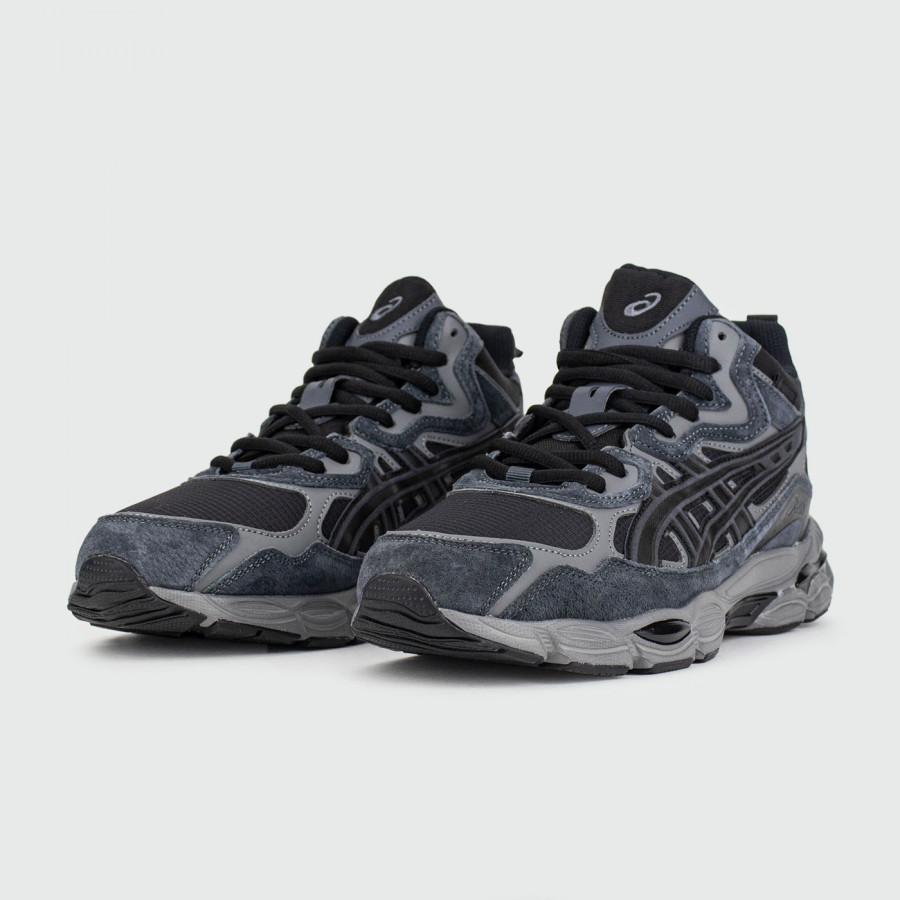 кроссовки Asics Gel-NYC Mid Black Grey Thermo