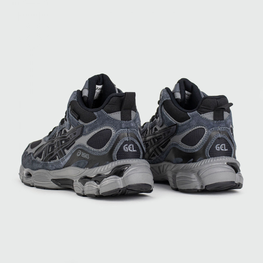 кроссовки Asics Gel-NYC Mid Black Grey Thermo