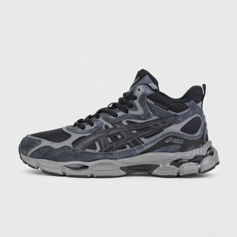 кроссовки Asics Gel-NYC Mid Black Grey Thermo