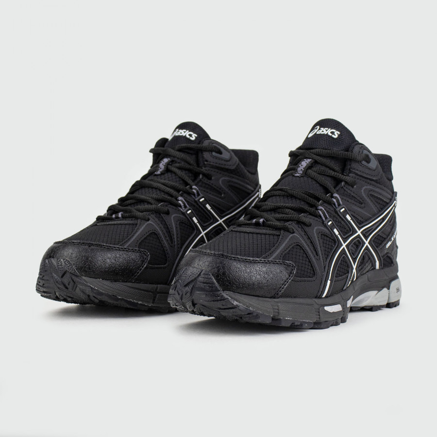 кроссовки Asics Gel-Kahana 8 Mid Black Grey Wmns with Fur