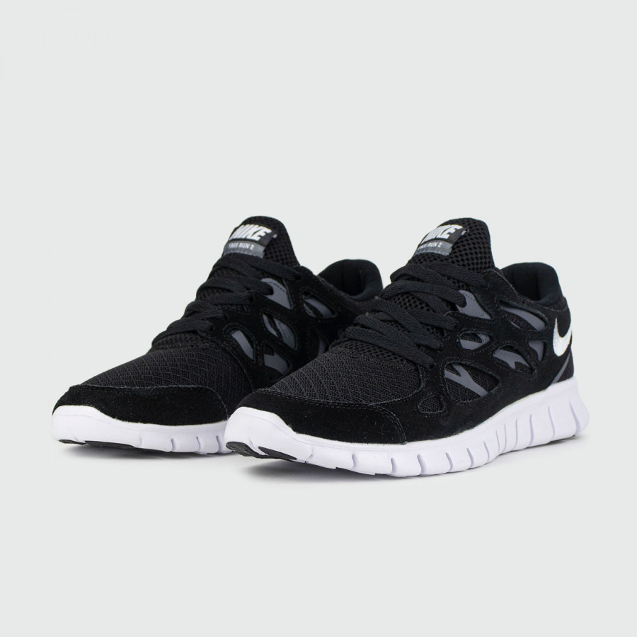 кроссовки Nike Free Run +2 Black White