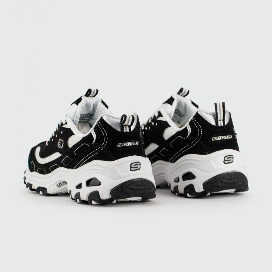 кроссовки Skechers DLites Black / White Wmns