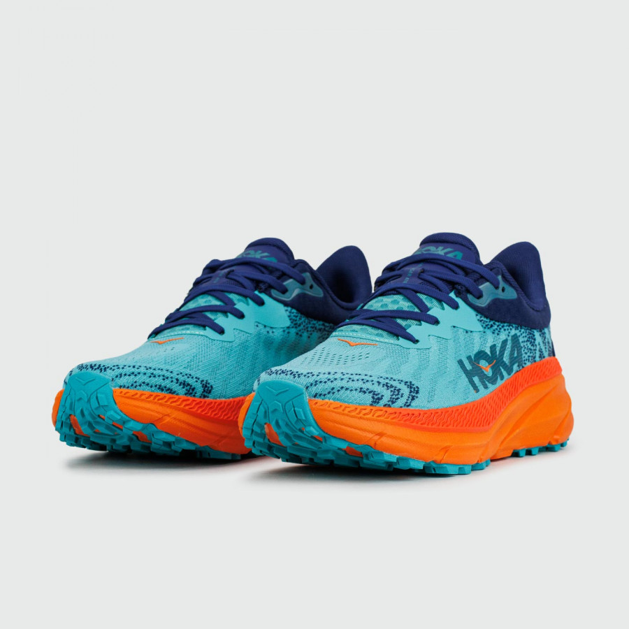 кроссовки HOKA ONE ONE Challenger ATR 7 Blue Orange Ftwr.