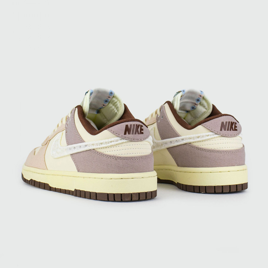 кроссовки Nike Dunk Low Cream / Violet Wmns