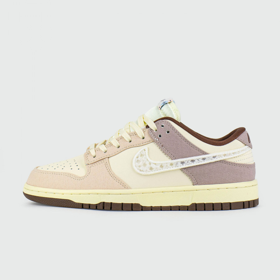 кроссовки Nike Dunk Low Cream / Violet Wmns