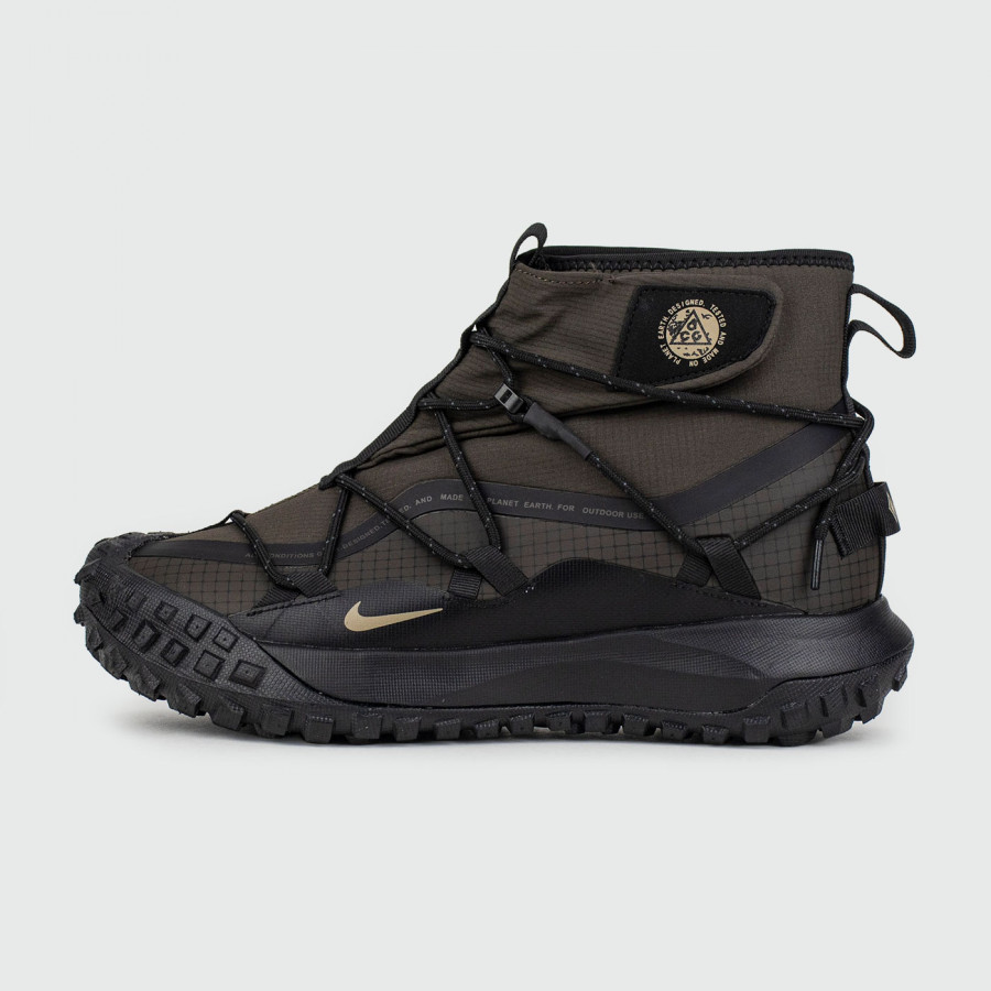кроссовки Nike ACG Mountain Fly Mid Brown Black with Fur