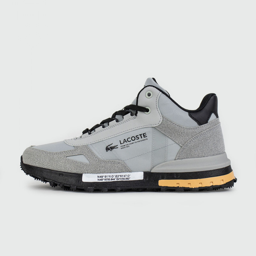 кроссовки Lacoste Elite Active 224 Mid Grey Black Thermo