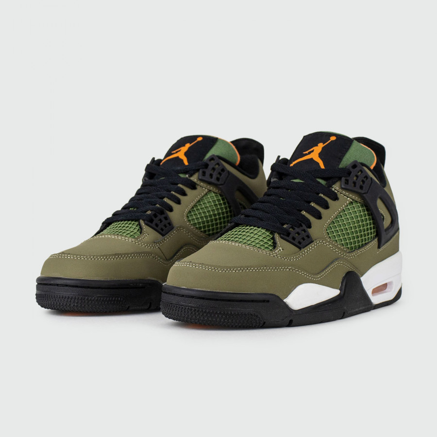 кроссовки Nike Air Jordan 4 Retro Green Black