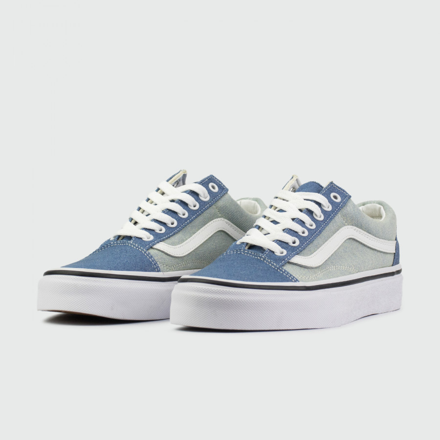 кеды Vans Old Skool Jeans Blue