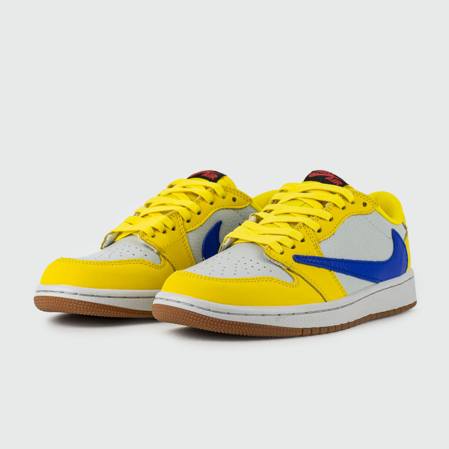 кроссовки Air Jordan 1 Low x Travis Scott Canary Wmns