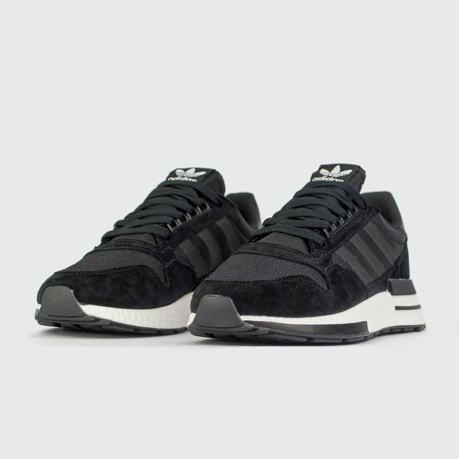 кроссовки Adidas ZX 500 Boost Black / White Wmns