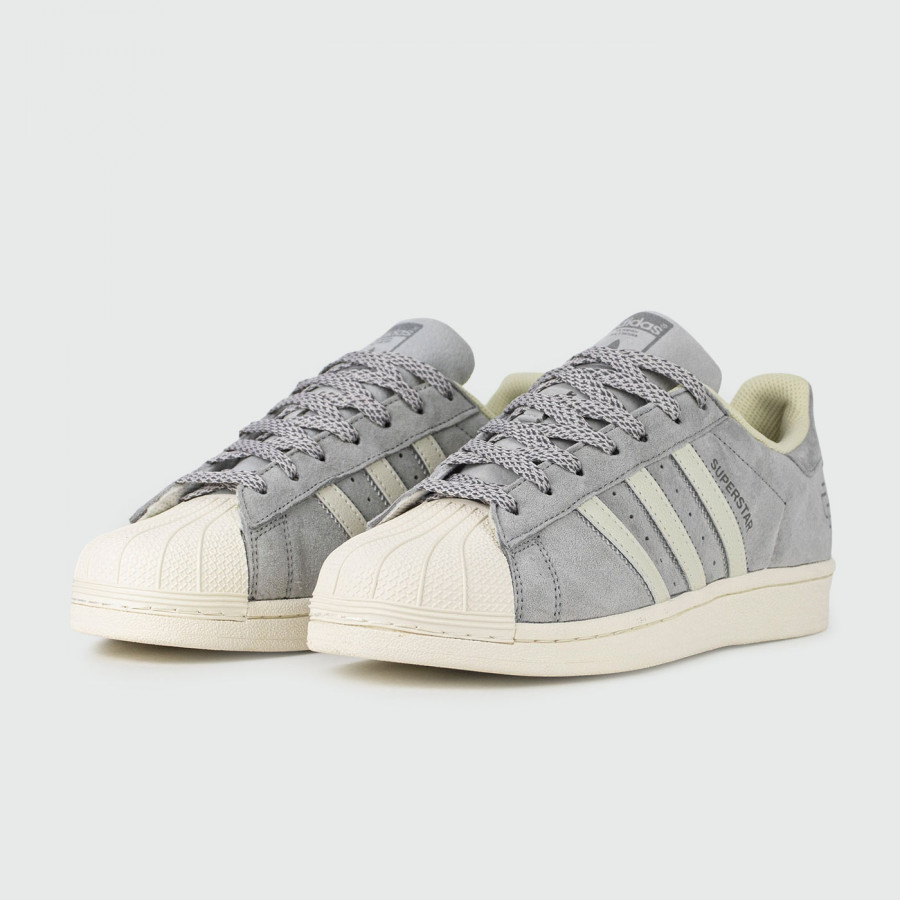 кроссовки Adidas Superstar x RC Grey Suede